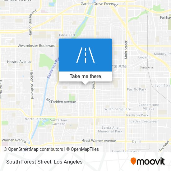 Mapa de South Forest Street