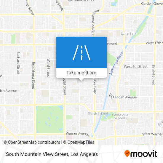 Mapa de South Mountain View Street