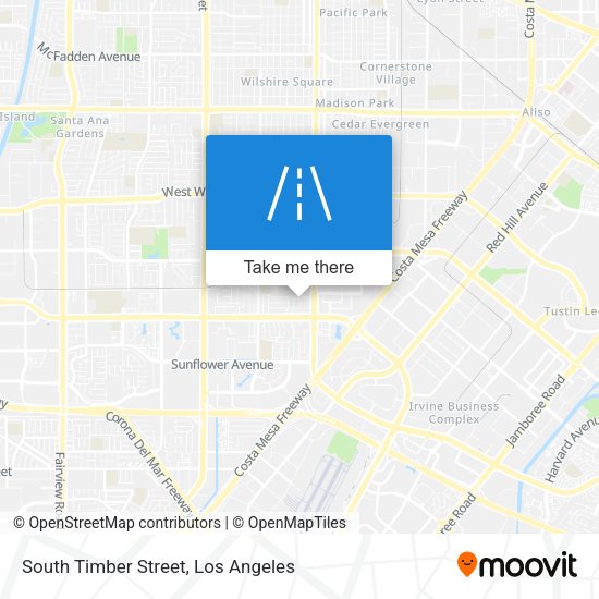 South Timber Street map