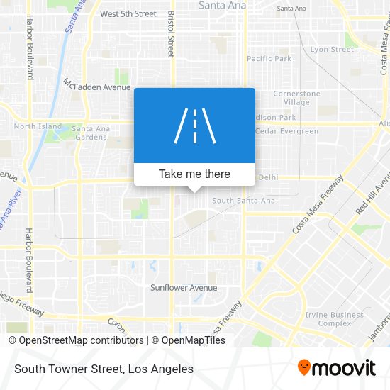 South Towner Street map