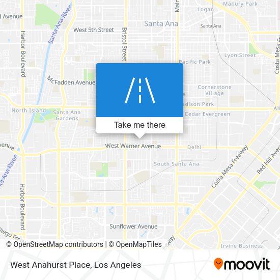Mapa de West Anahurst Place