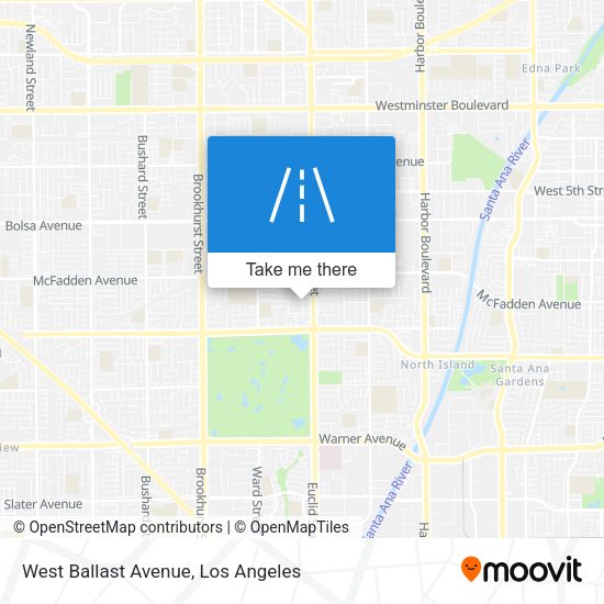 West Ballast Avenue map