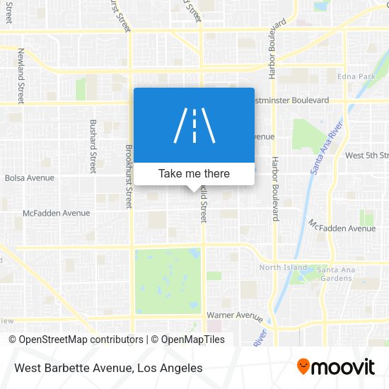 West Barbette Avenue map