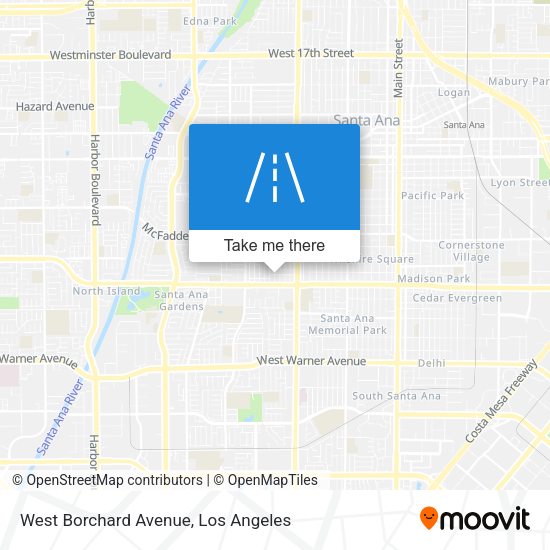 West Borchard Avenue map