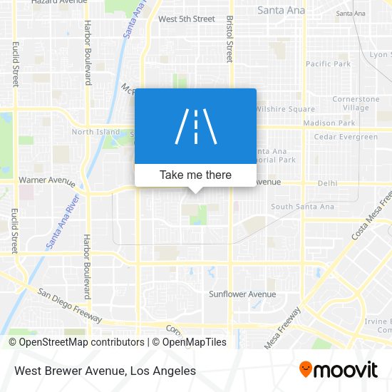 Mapa de West Brewer Avenue