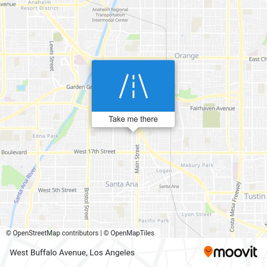 West Buffalo Avenue map