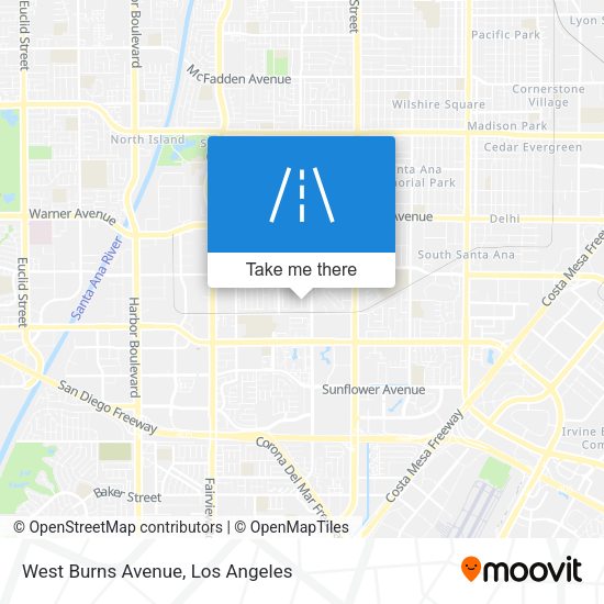 Mapa de West Burns Avenue