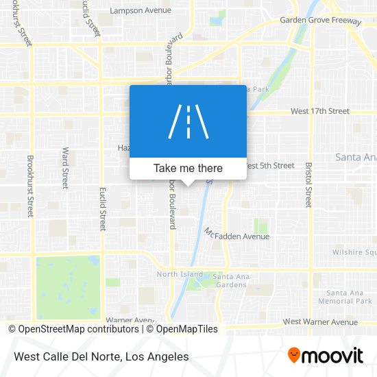 Mapa de West Calle Del Norte