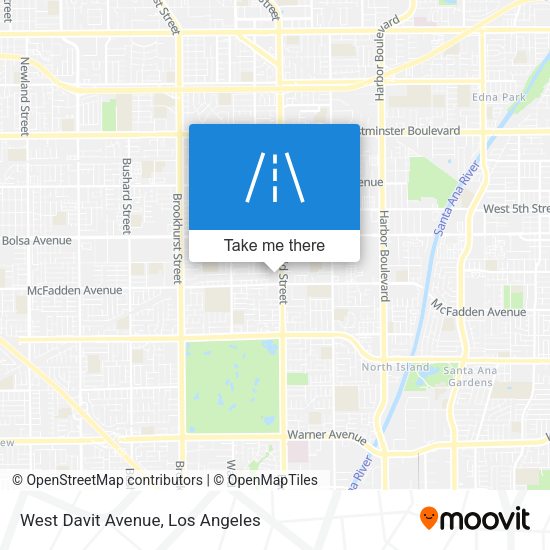 West Davit Avenue map