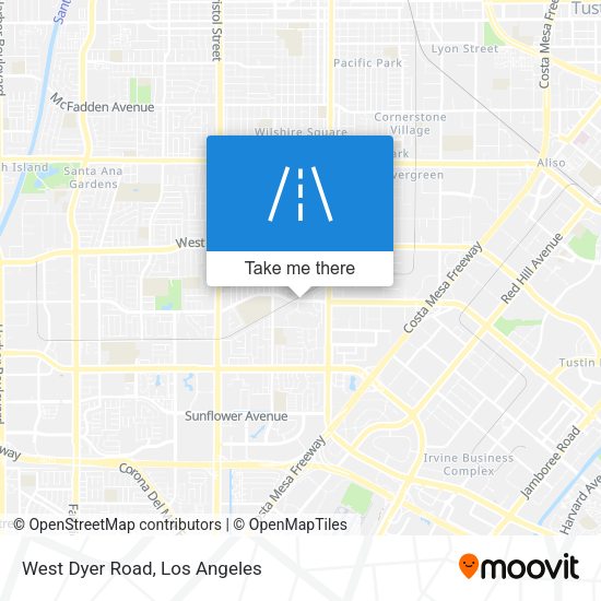 Mapa de West Dyer Road