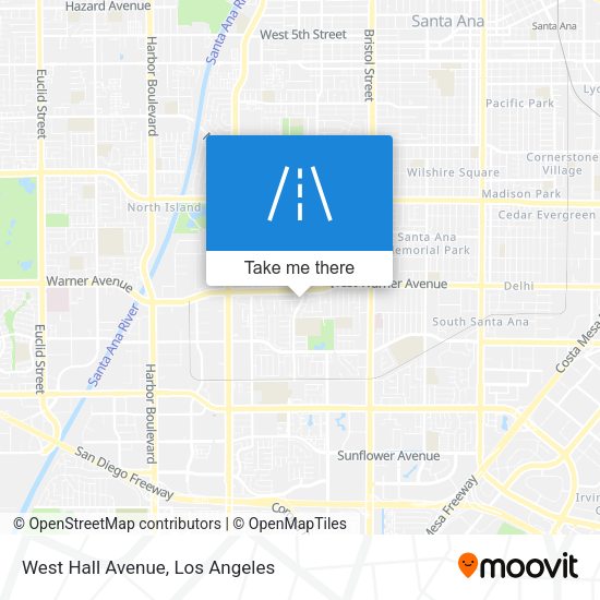 Mapa de West Hall Avenue