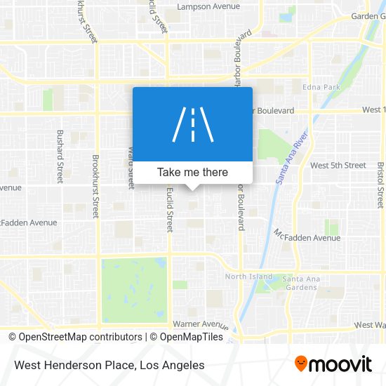 West Henderson Place map