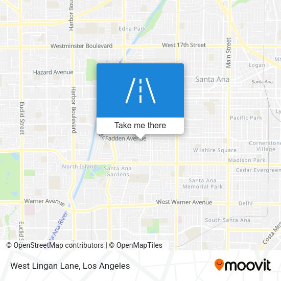West Lingan Lane map