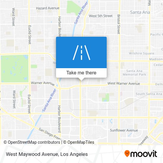 West Maywood Avenue map