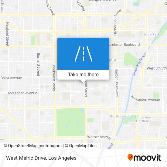 Mapa de West Melric Drive