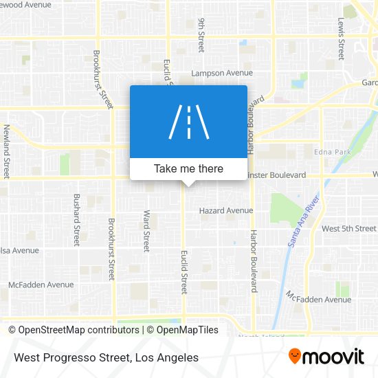 West Progresso Street map