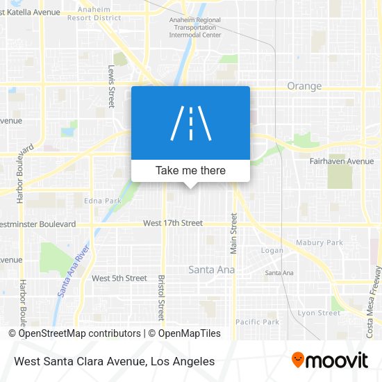 Mapa de West Santa Clara Avenue