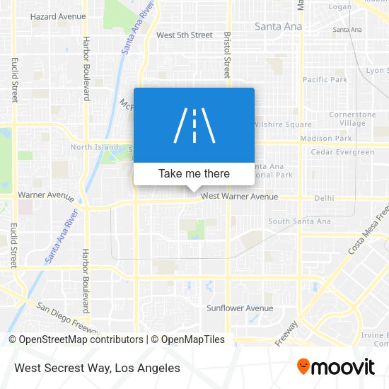 West Secrest Way map