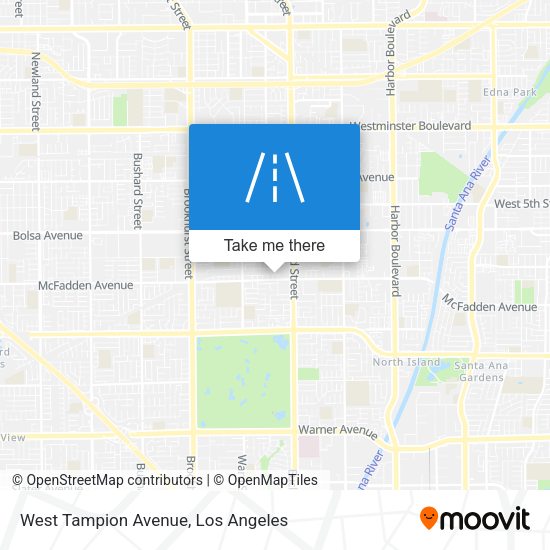 West Tampion Avenue map