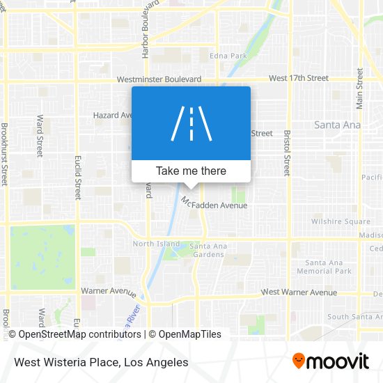 West Wisteria Place map