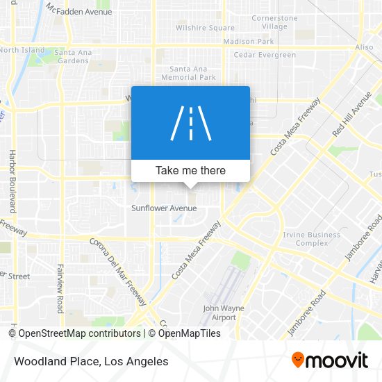 Mapa de Woodland Place
