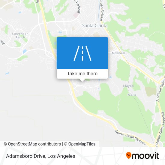Adamsboro Drive map