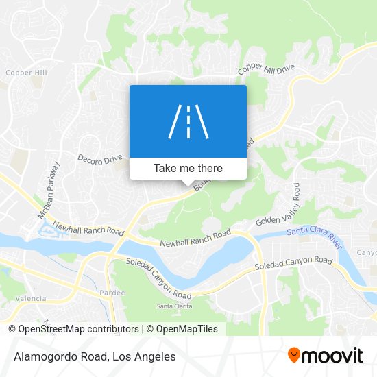 Mapa de Alamogordo Road