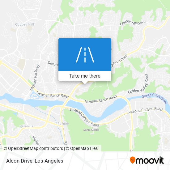 Alcon Drive map