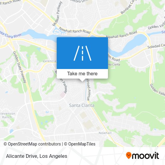 Mapa de Alicante Drive