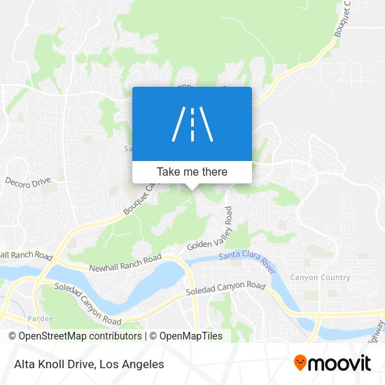 Alta Knoll Drive map