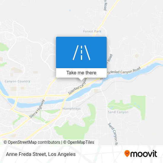 Mapa de Anne Freda Street