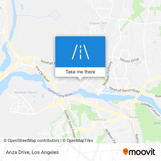 Mapa de Anza Drive