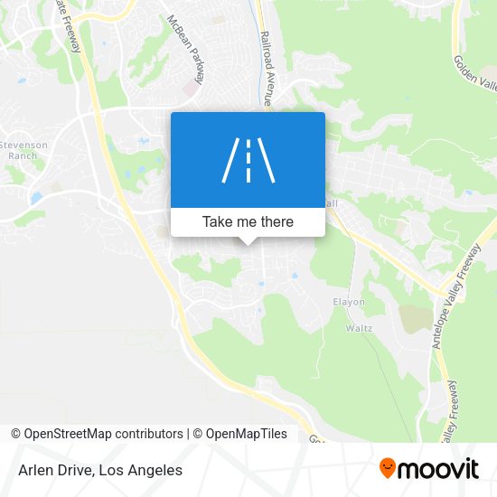 Mapa de Arlen Drive