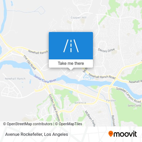 Avenue Rockefeller map