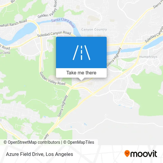 Azure Field Drive map