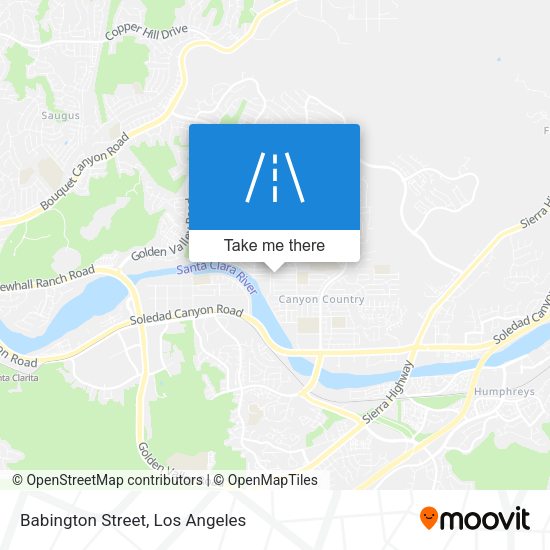 Babington Street map