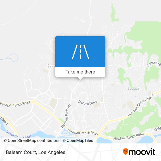 Mapa de Balsam Court