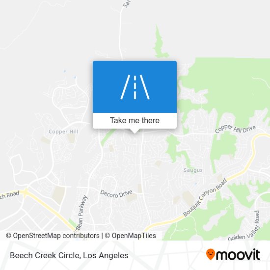 Beech Creek Circle map