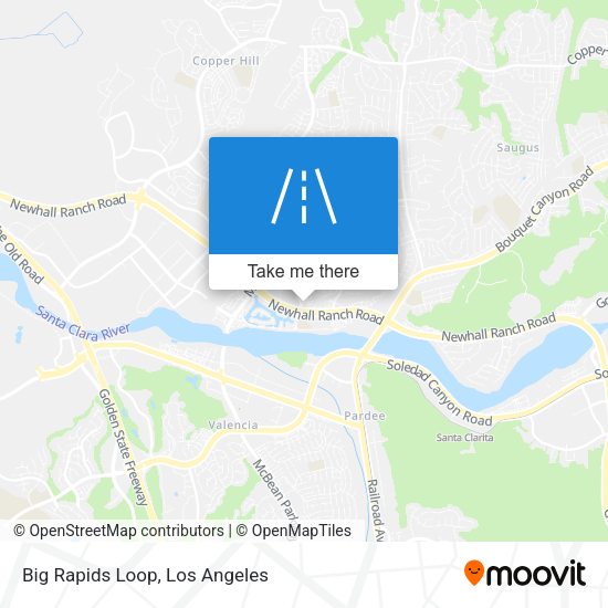 Mapa de Big Rapids Loop