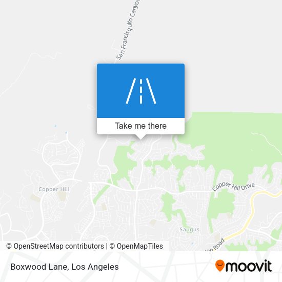 Mapa de Boxwood Lane
