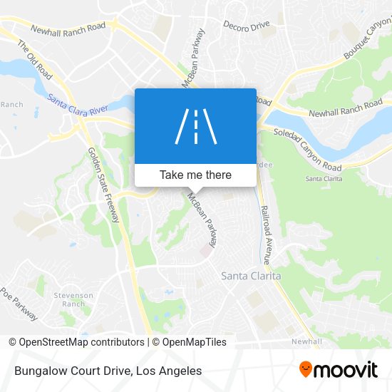 Bungalow Court Drive map