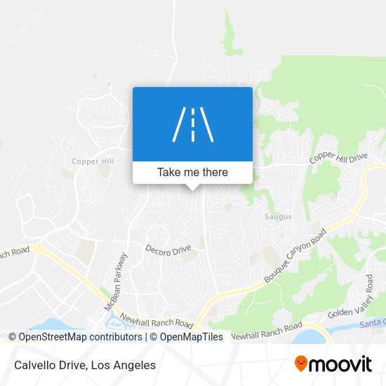Mapa de Calvello Drive