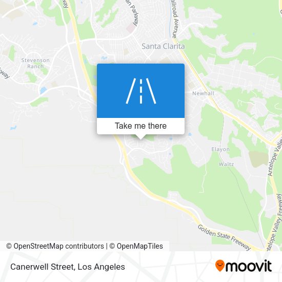 Canerwell Street map