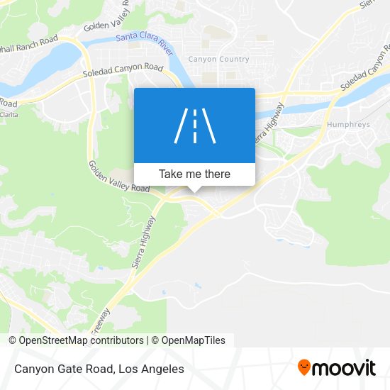 Mapa de Canyon Gate Road