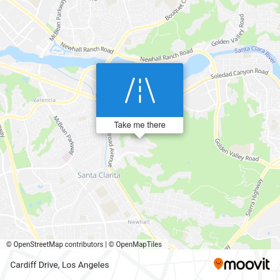 Mapa de Cardiff Drive