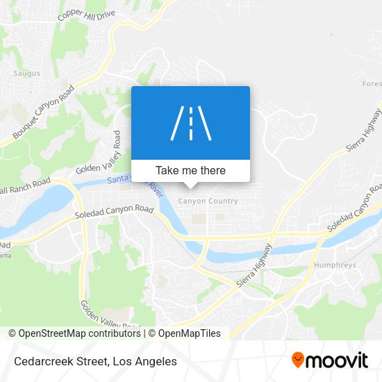 Cedarcreek Street map