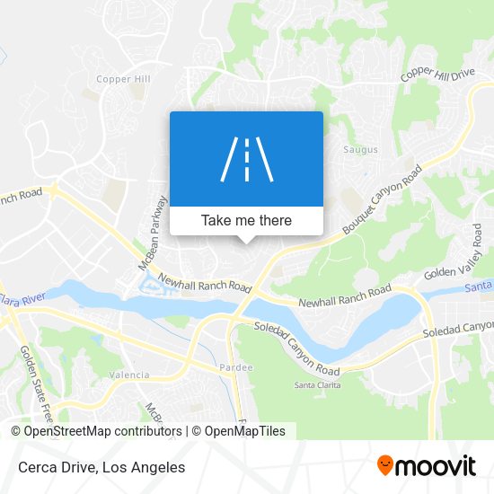 Mapa de Cerca Drive