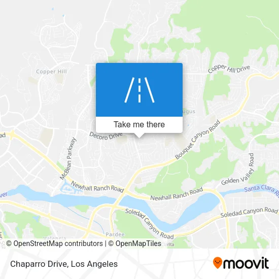 Chaparro Drive map