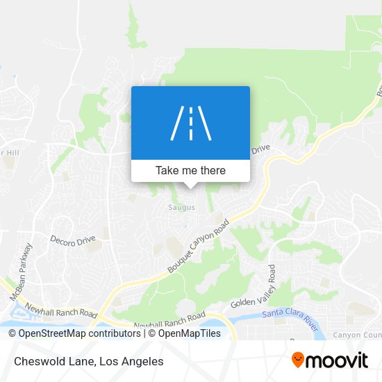 Mapa de Cheswold Lane