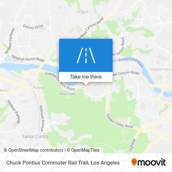 Mapa de Chuck Pontius Commuter Rail Trail